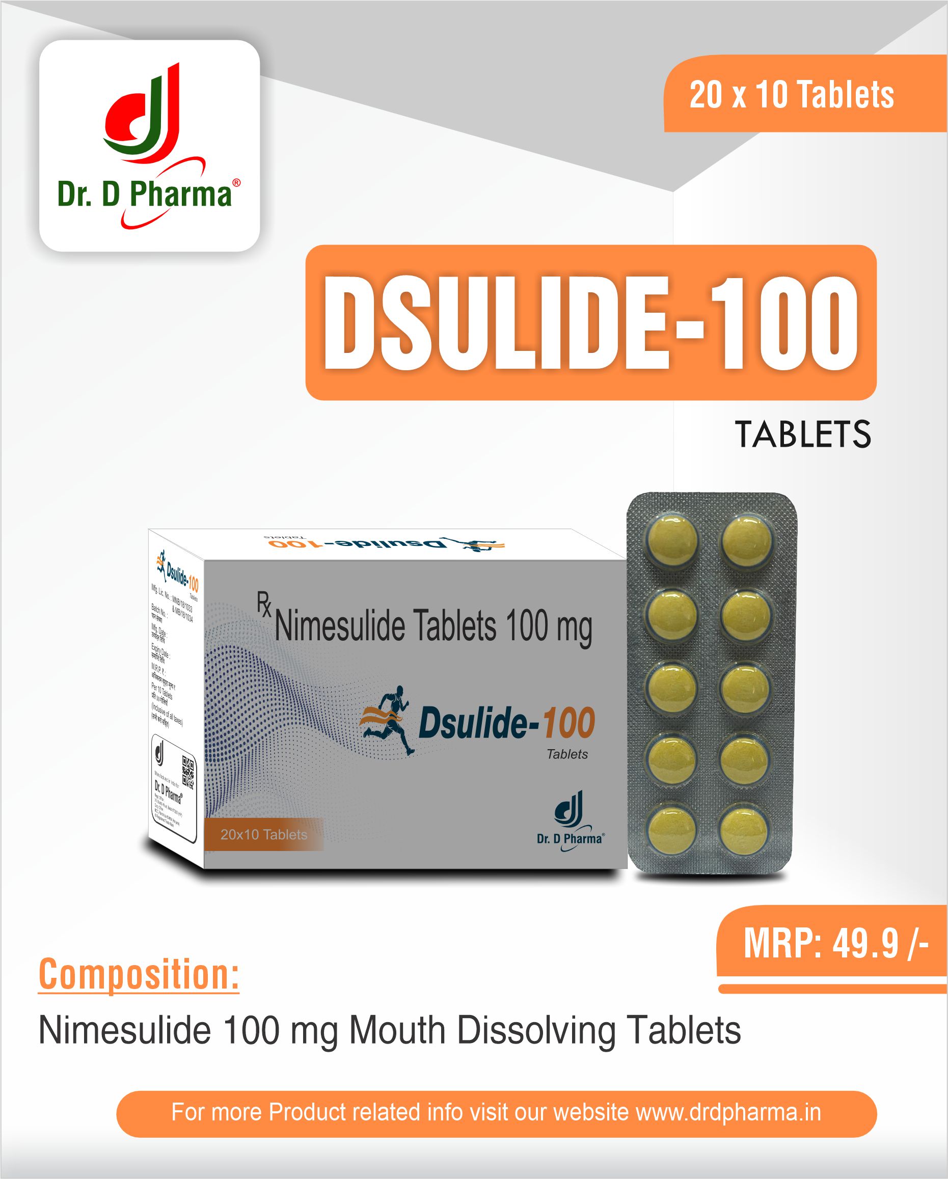 DSULIDE 100MD Tablets